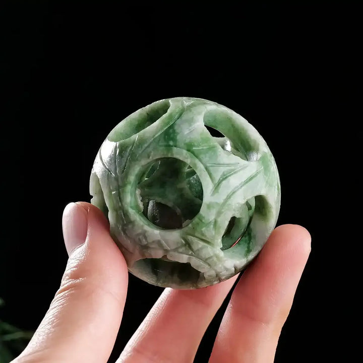 Lushan Jade Openwork 3 in 1 Sphere