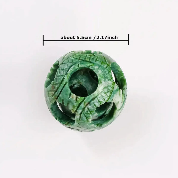 Lushan Jade Openwork 3 in 1 Sphere