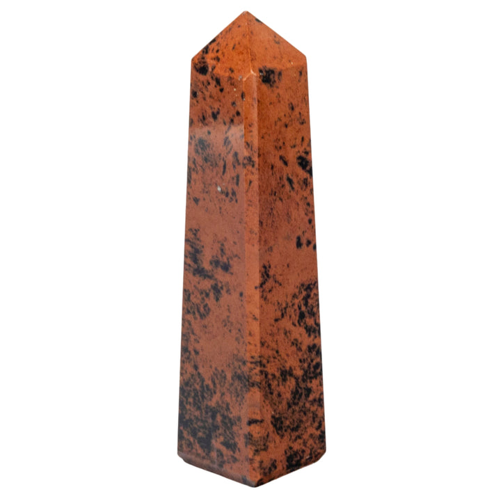 Mahogany Obsidian Tower-Towers-Crystal Destiny-Mahogany Obsidian-190g - 4.75"h x 1.25"w-Crystal Destiny