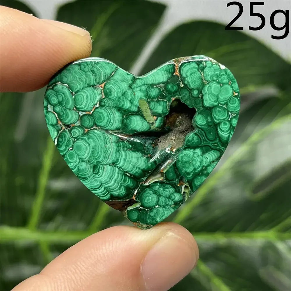 Malachite Crystal Heart-Hearts-Crystal Destiny-Malachite-Weight 25g 1-Crystal Destiny
