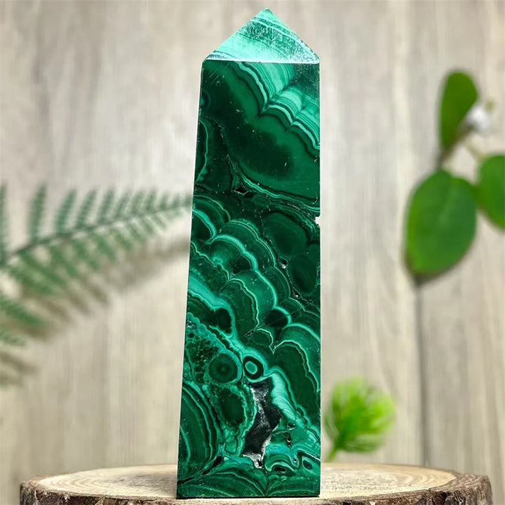 Malachite Crystal Obelisk Tower