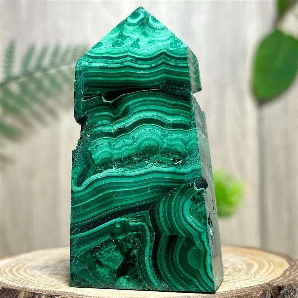Malachite Crystal Obelisk Tower