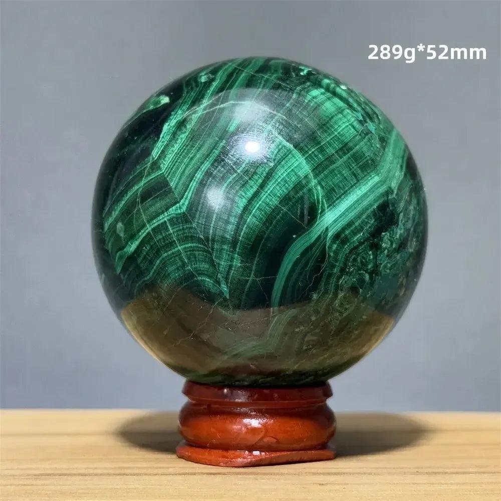 Malachite Sphere | Hand Polished Crystal Ball