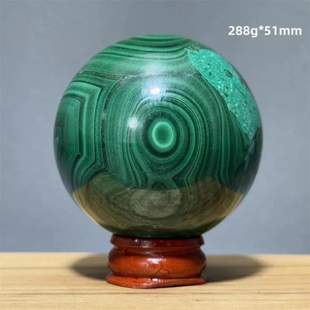 Malachite Sphere | Hand Polished Crystal Ball
