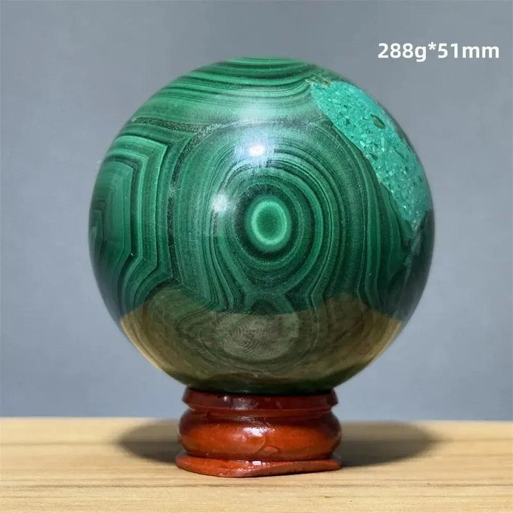Malachite Sphere | Hand Polished Crystal Ball