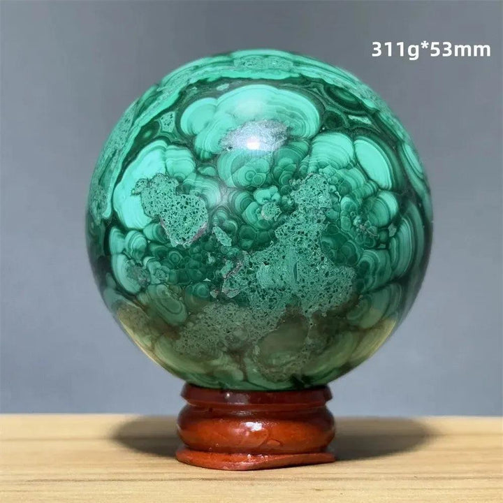 Malachite Sphere | Hand Polished Crystal Ball