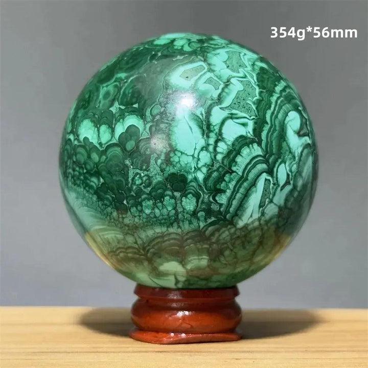 Malachite Sphere | Hand Polished Crystal Ball