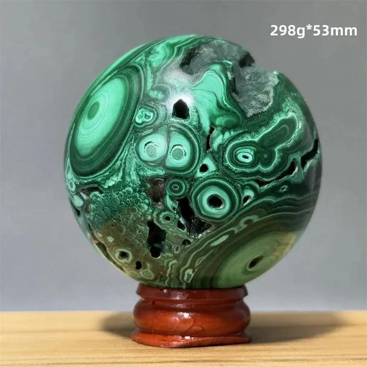 Malachite Sphere | Hand Polished Crystal Ball