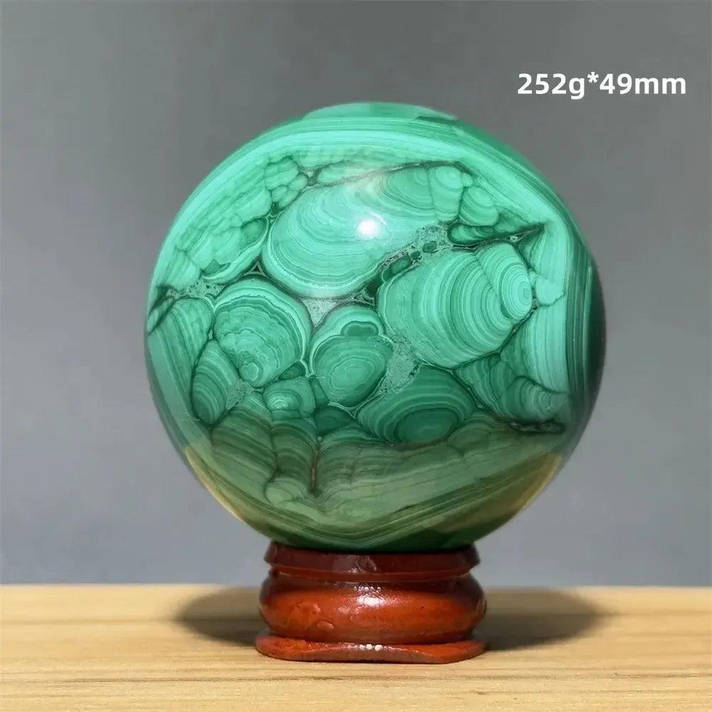Malachite Sphere | Hand Polished Crystal Ball