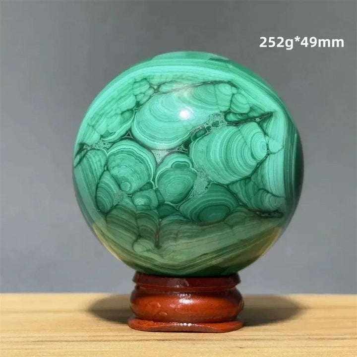 Malachite Sphere | Hand Polished Crystal Ball