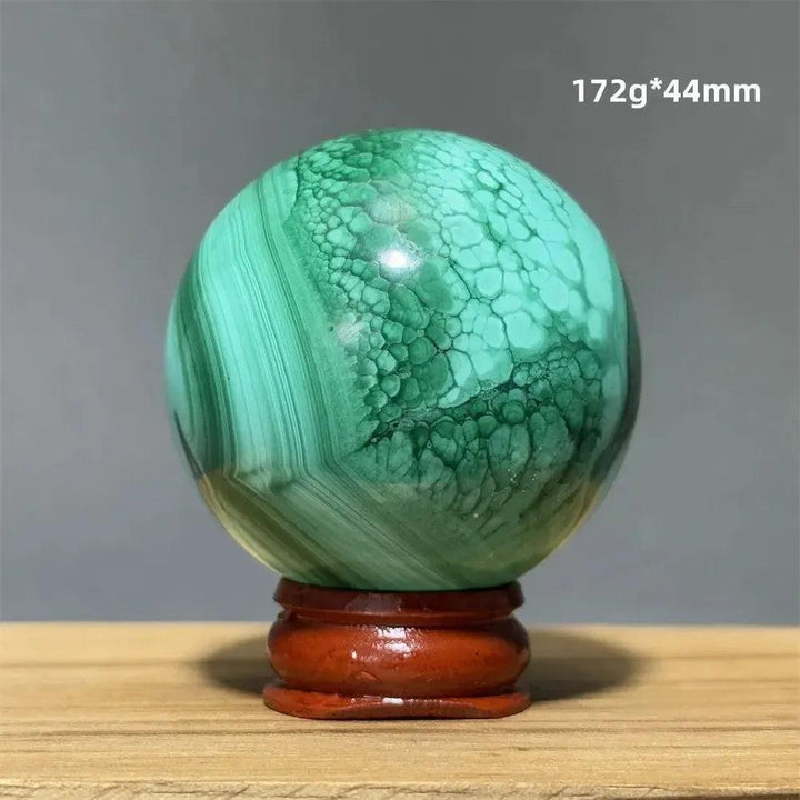 Malachite Sphere | Hand Polished Crystal Ball