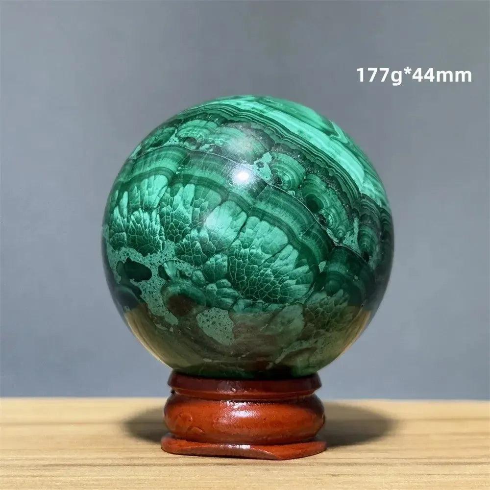 Malachite Sphere | Hand Polished Crystal Ball