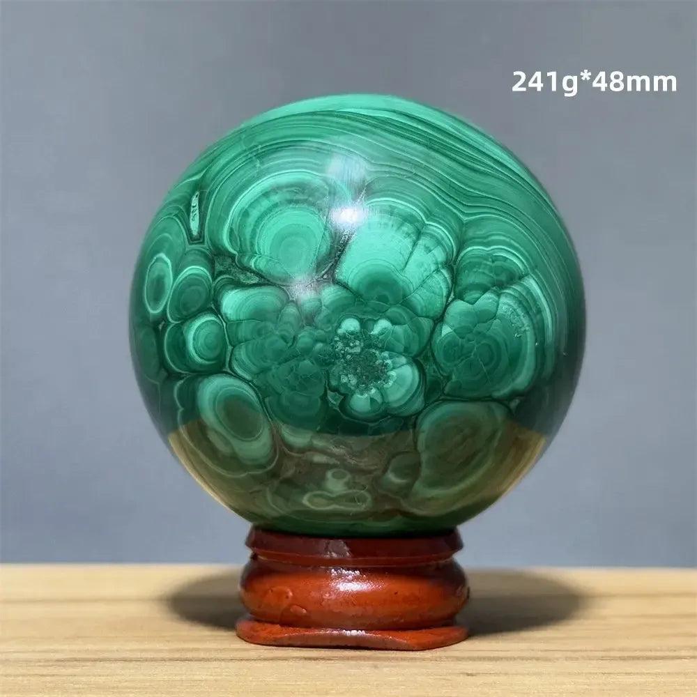 Malachite Sphere | Hand Polished Crystal Ball