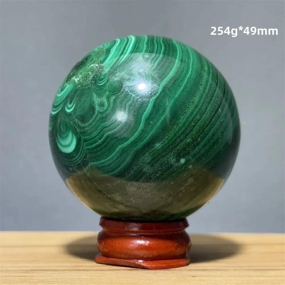 Malachite Sphere | Hand Polished Crystal Ball