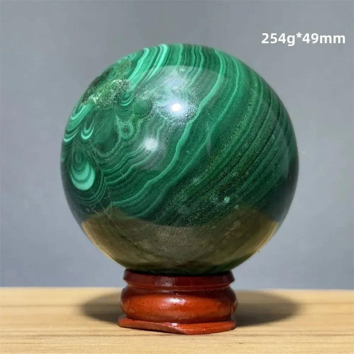Malachite Sphere | Hand Polished Crystal Ball