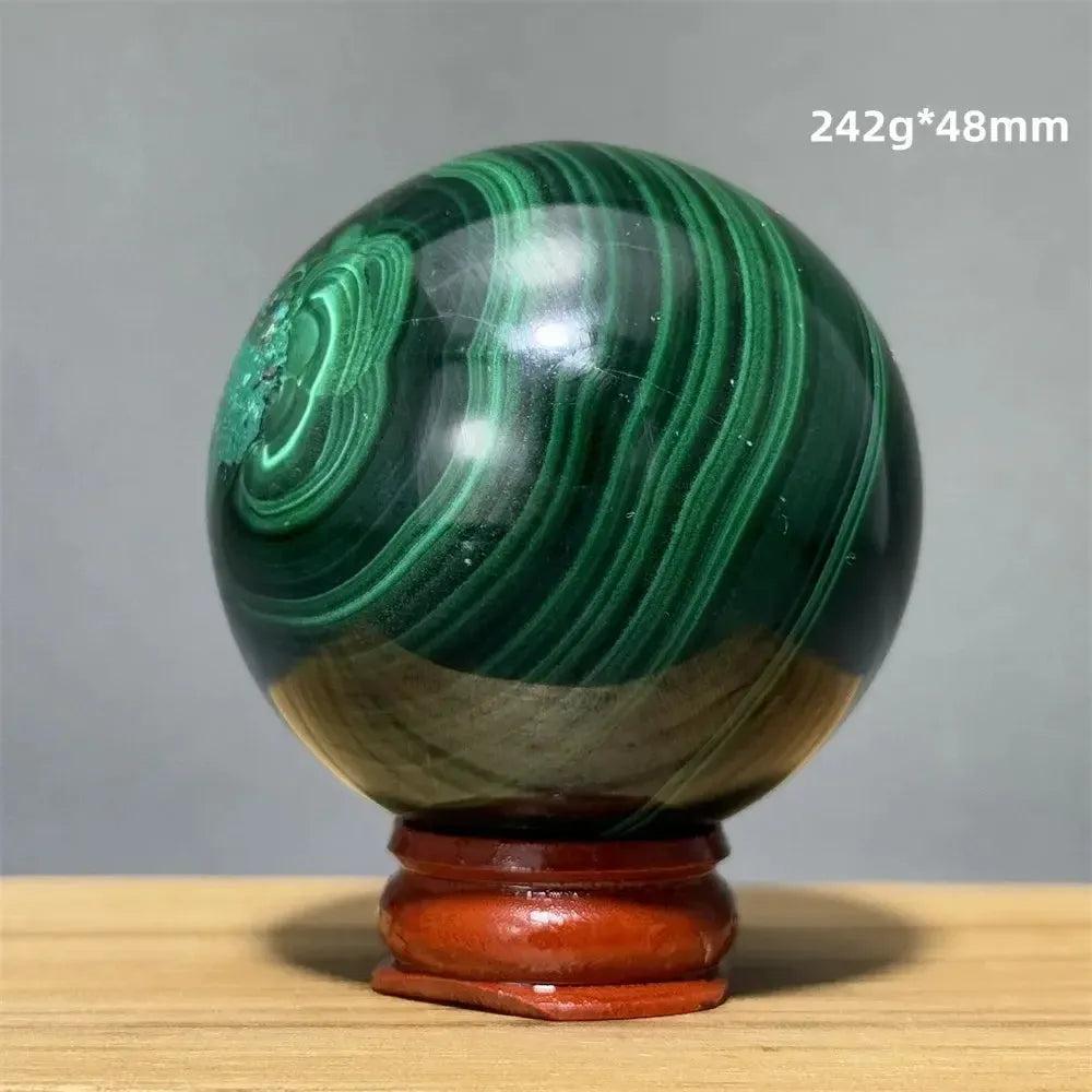 Malachite Sphere | Hand Polished Crystal Ball