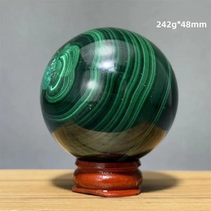 Malachite Sphere | Hand Polished Crystal Ball