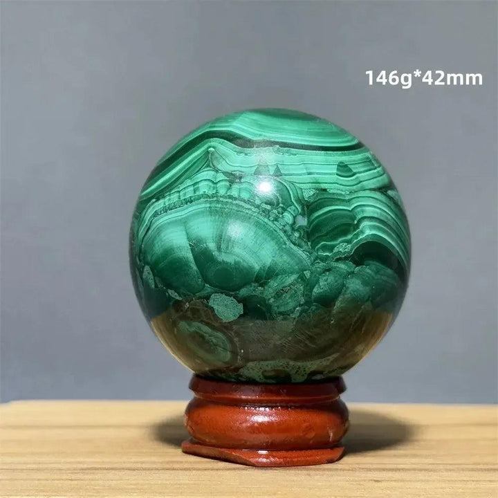 Malachite Sphere | Hand Polished Crystal Ball