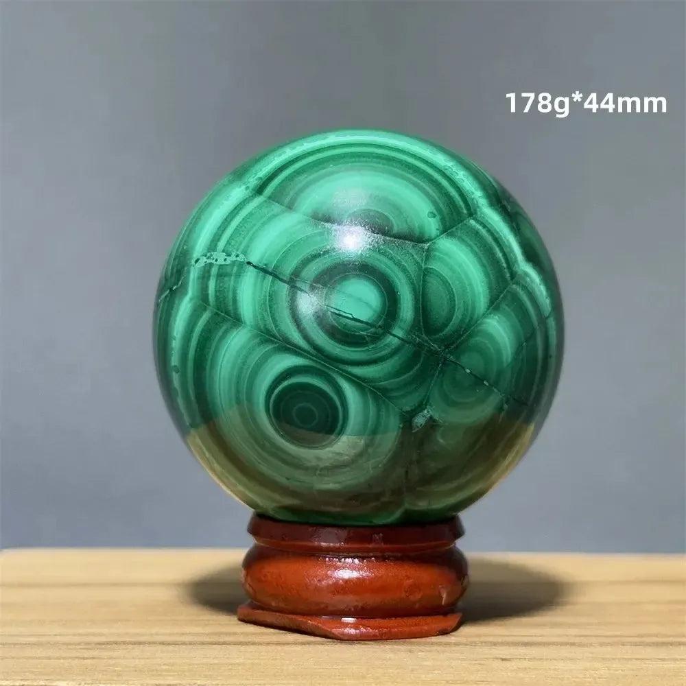 Malachite Sphere | Hand Polished Crystal Ball