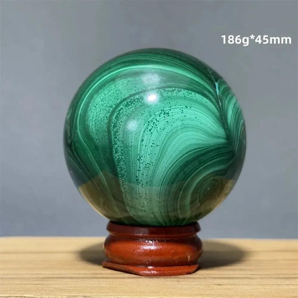 Malachite Sphere | Hand Polished Crystal Ball