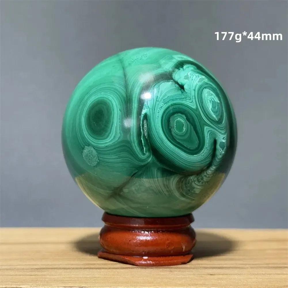 Malachite Sphere | Hand Polished Crystal Ball