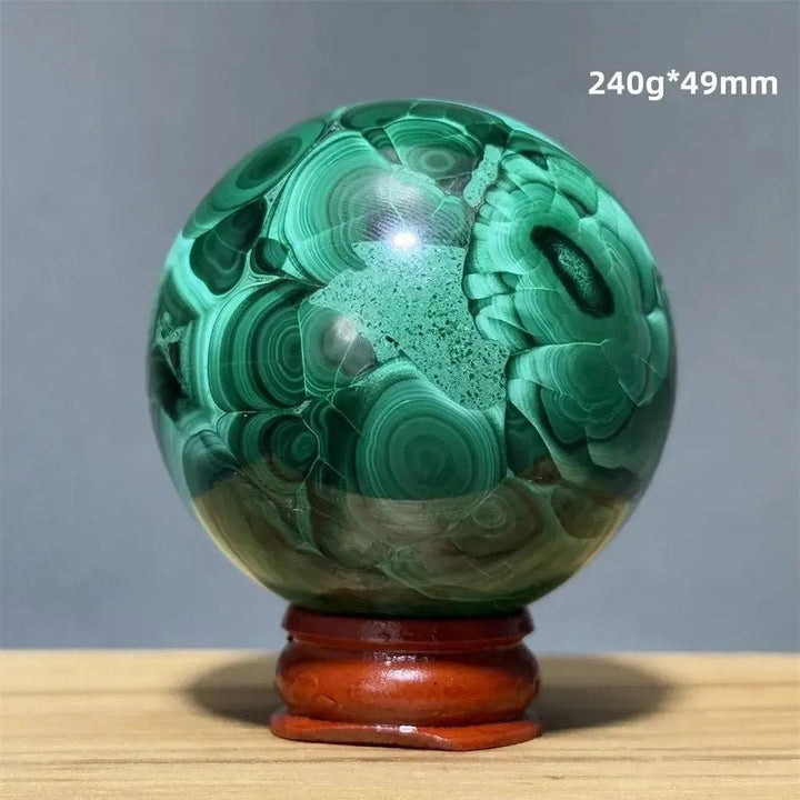 Malachite Sphere | Hand Polished Crystal Ball