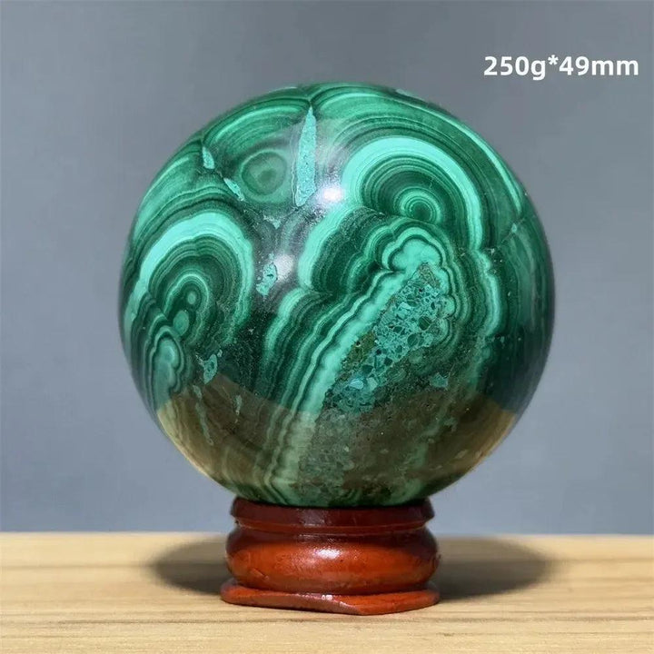 Malachite Sphere | Hand Polished Crystal Ball