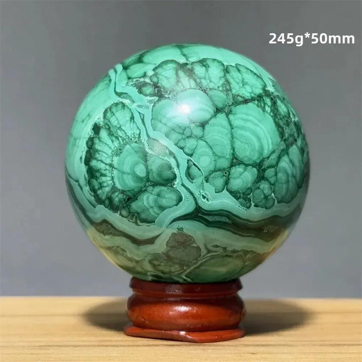 Malachite Sphere | Hand Polished Crystal Ball