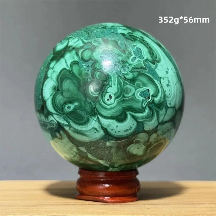 Malachite Sphere | Hand Polished Crystal Ball