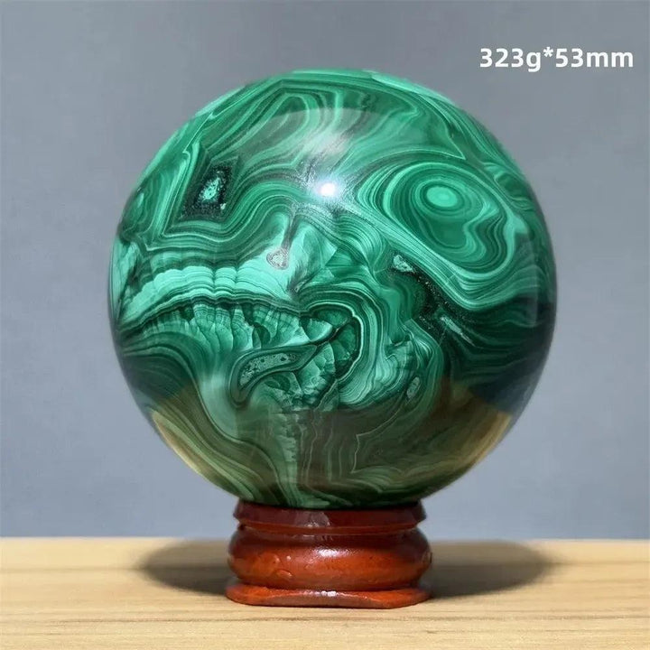 Malachite Sphere | Hand Polished Crystal Ball