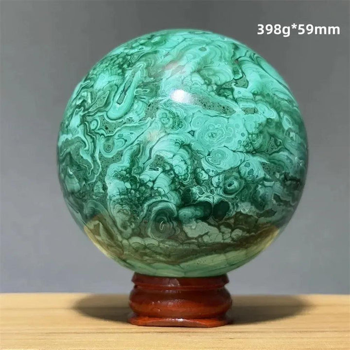 Malachite Sphere | Hand Polished Crystal Ball