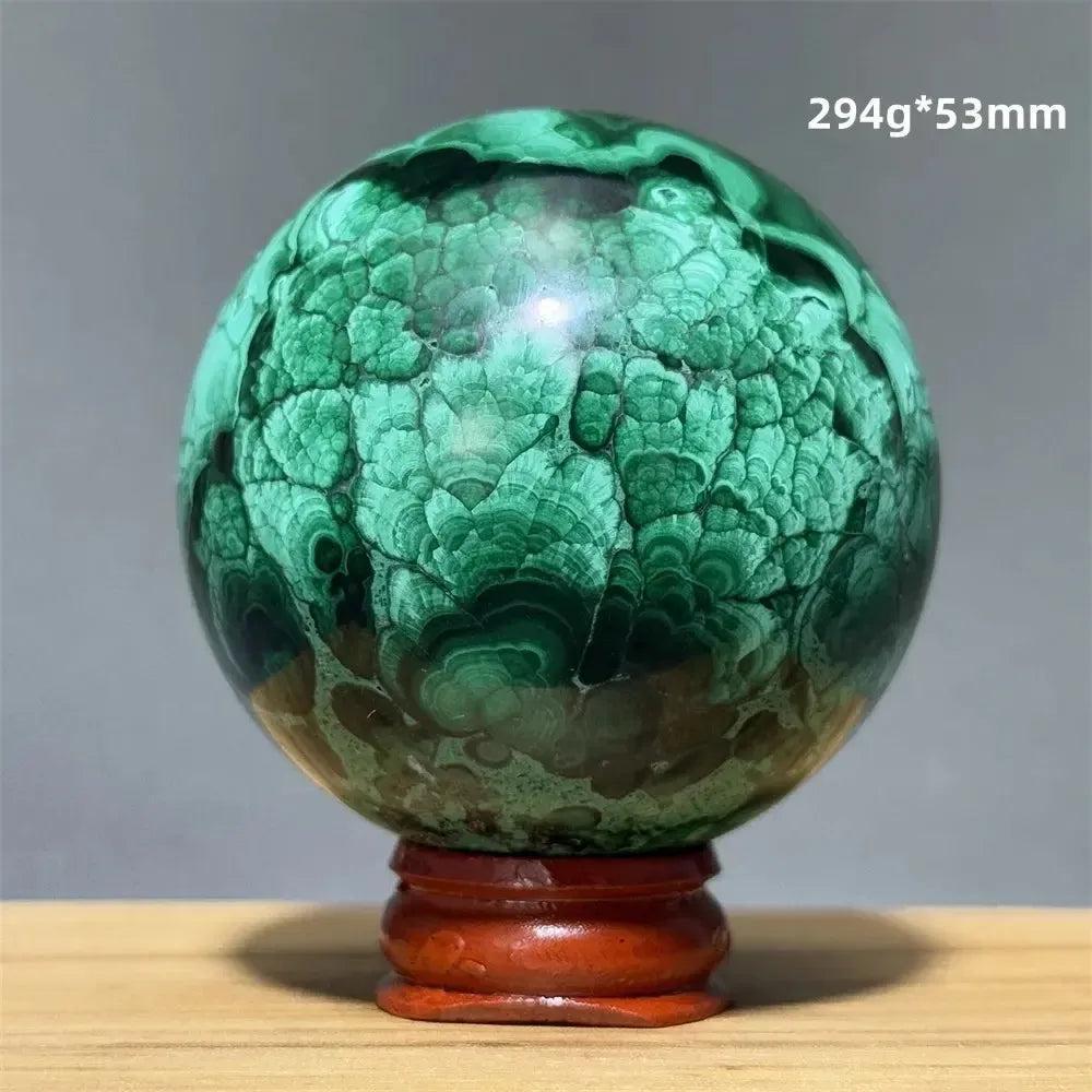 Malachite Sphere | Hand Polished Crystal Ball