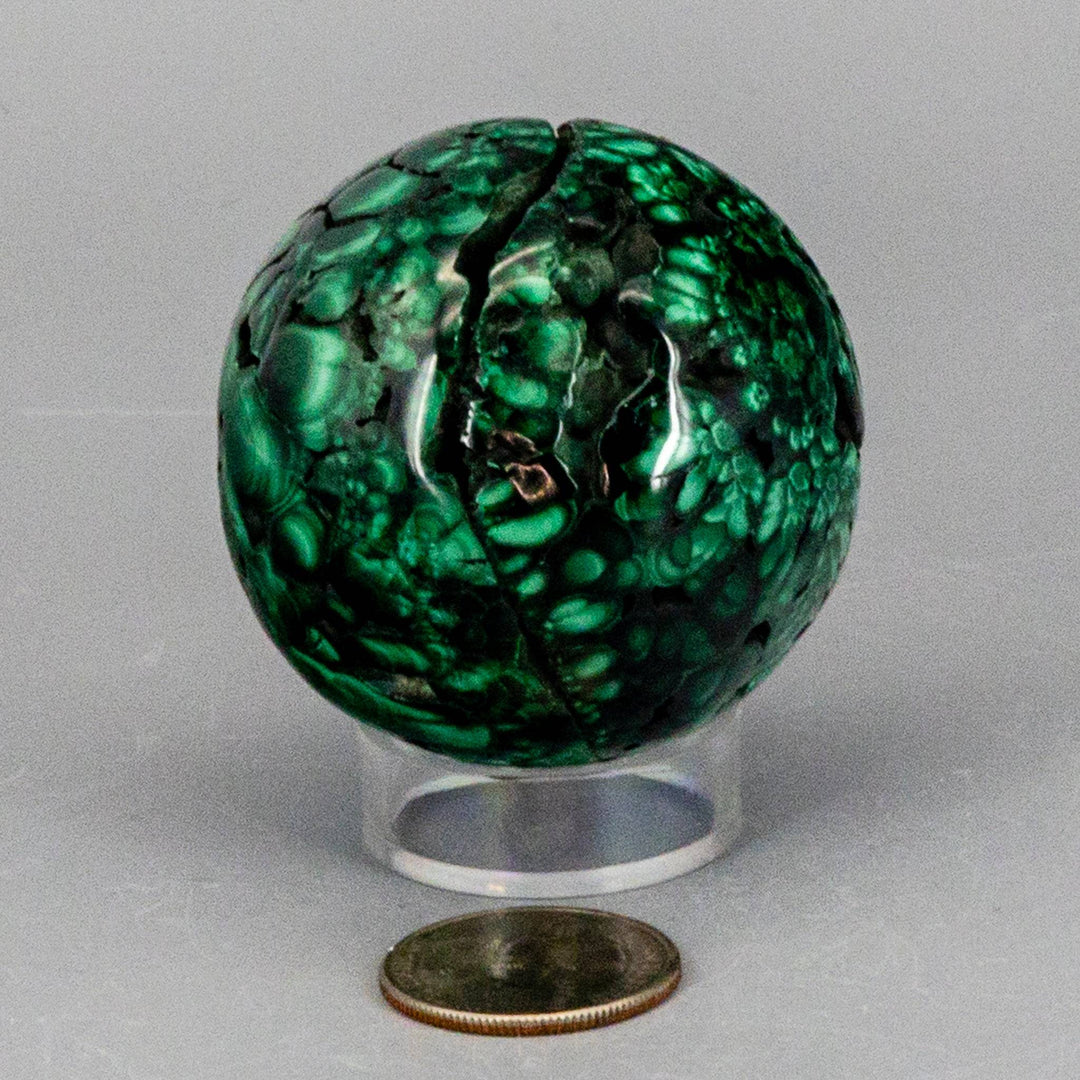 Malachite Sphere, Protective Healing Crystal-Spheres-Crystal Destiny-Malachite-276g - 55mm Diameter-Crystal Destiny