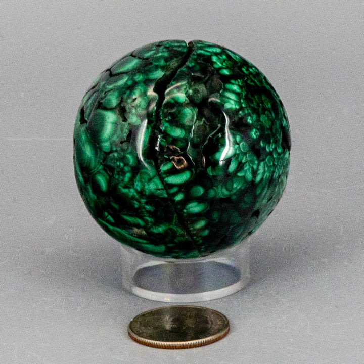 Malachite Sphere, Protective Healing Crystal-Spheres-Crystal Destiny-Malachite-276g - 55mm Diameter-Crystal Destiny