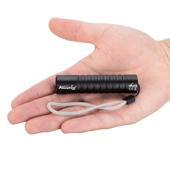 Mini 365nm UV Flashlight, USB Rechargeable