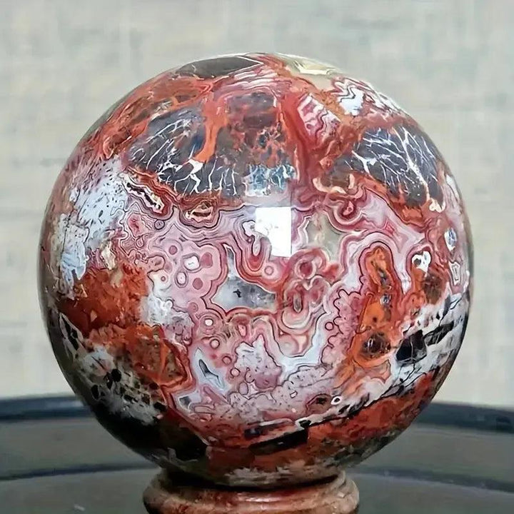 Money Agate Sphere