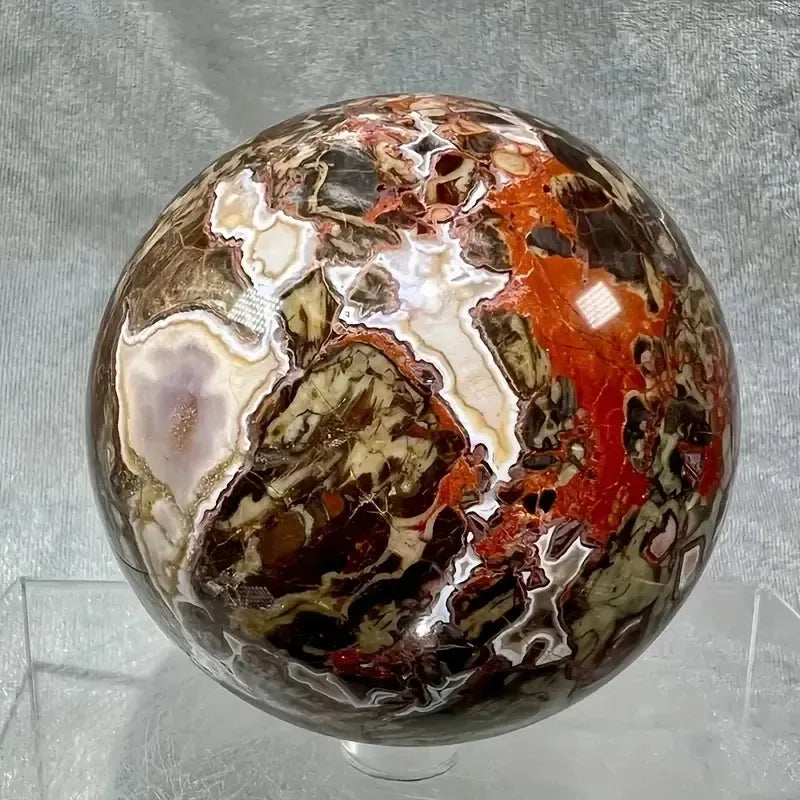 Money Agate Sphere-Spheres-Ali-Money Agate-50-60mm-Crystal Destiny