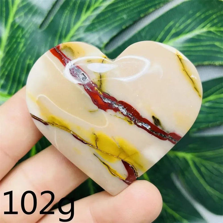 Mookaite Jasper Crystal Heart