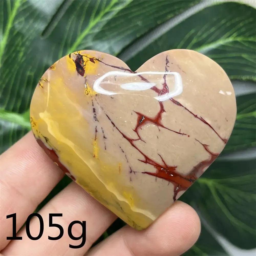 Mookaite Jasper Crystal Heart