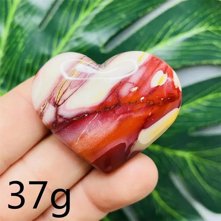 Mookaite Jasper Crystal Heart
