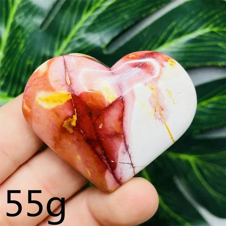 Mookaite Jasper Crystal Heart