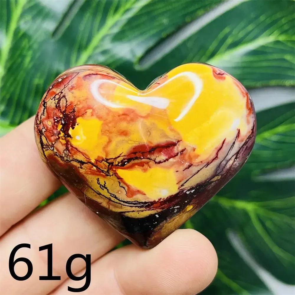 Mookaite Jasper Crystal Heart