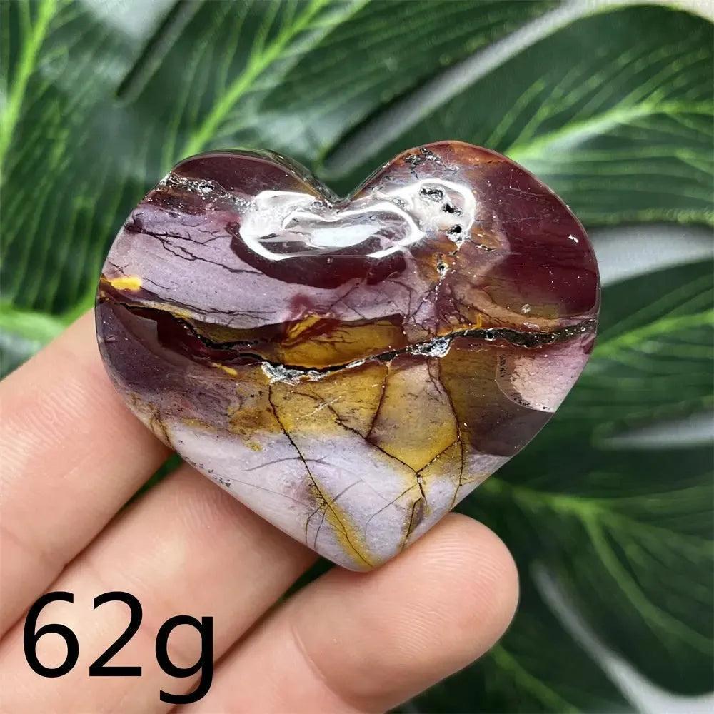 Mookaite Jasper Crystal Heart