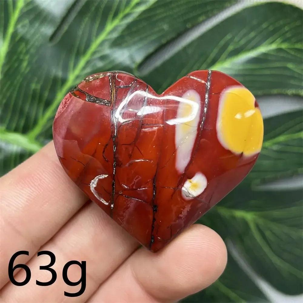 Mookaite Jasper Crystal Heart