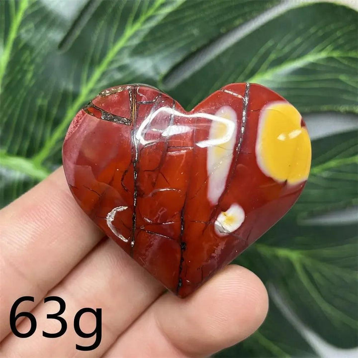 Mookaite Jasper Crystal Heart