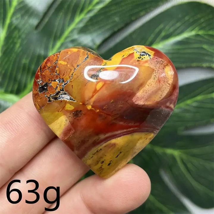 Mookaite Jasper Crystal Heart