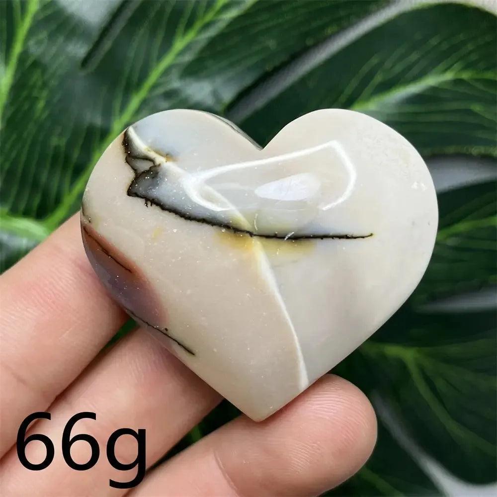 Mookaite Jasper Crystal Heart