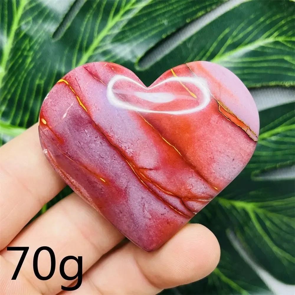 Mookaite Jasper Crystal Heart