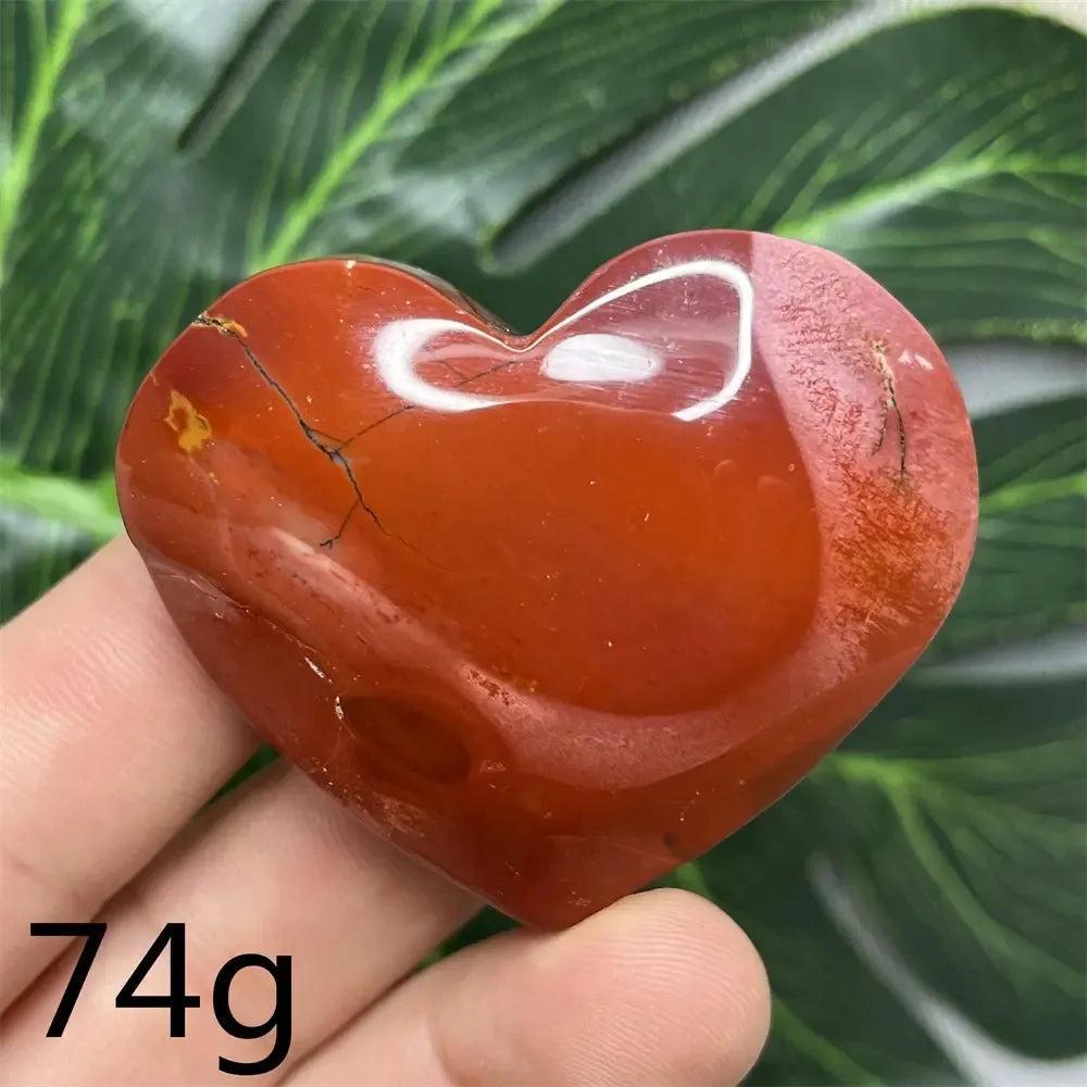 Mookaite Jasper Crystal Heart