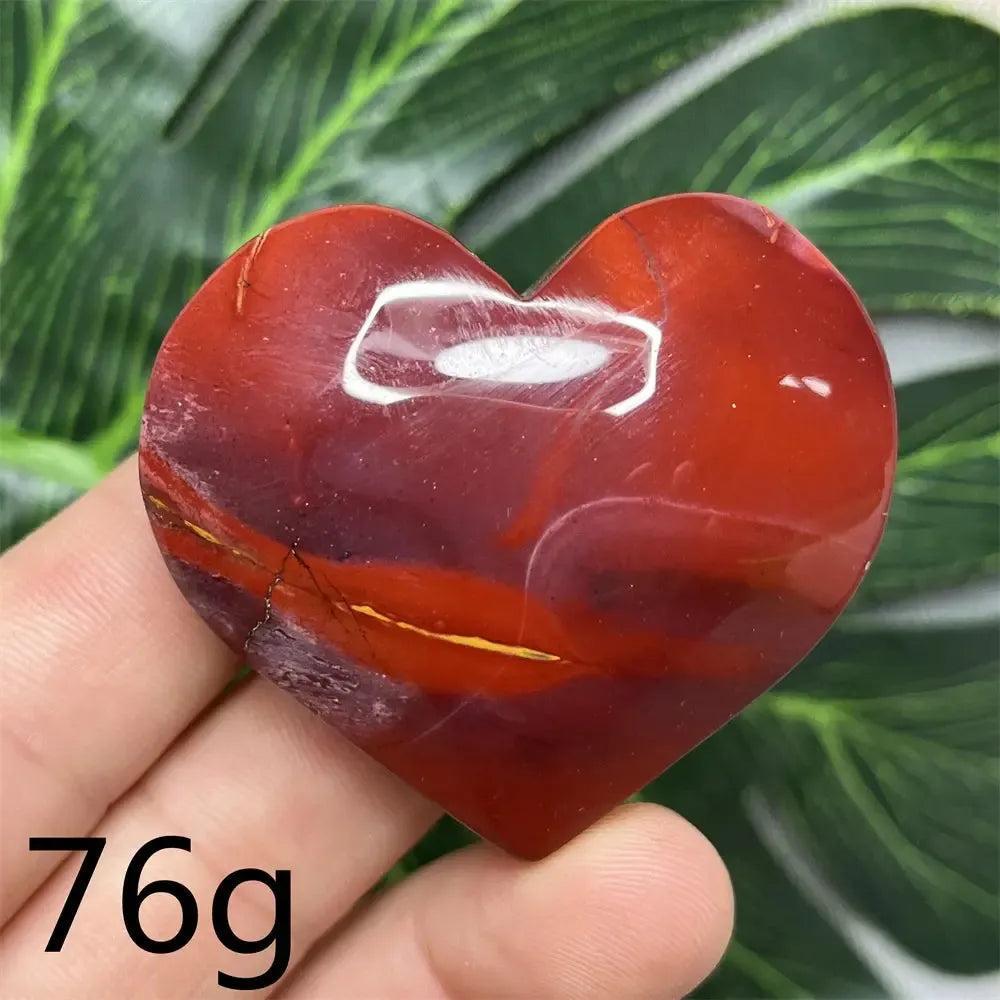 Mookaite Jasper Crystal Heart